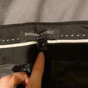 Ankle length black dress pant